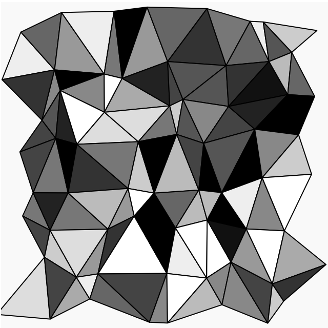 Triangular Mesh on Generative Artistry